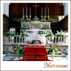 Addobbi floreali per matrimoni
